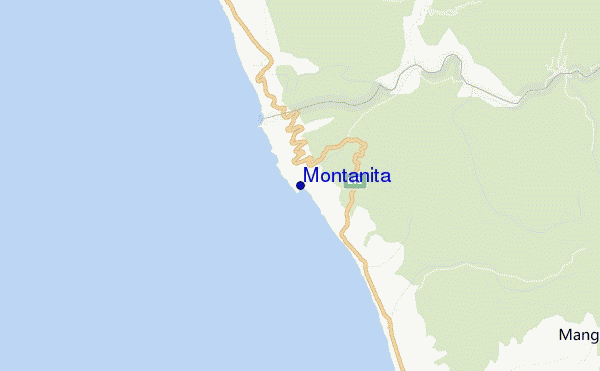 carte de localisation de Montanita