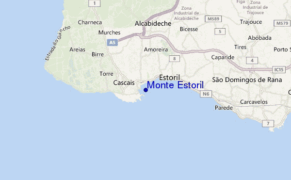 carte de localisation de Monte Estoril