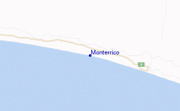 carte de localisation de Monterrico