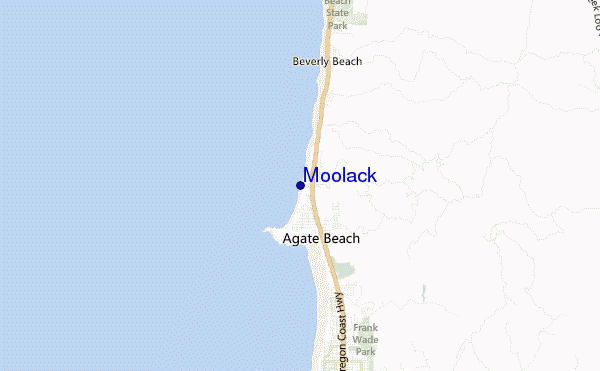 carte de localisation de Moolack