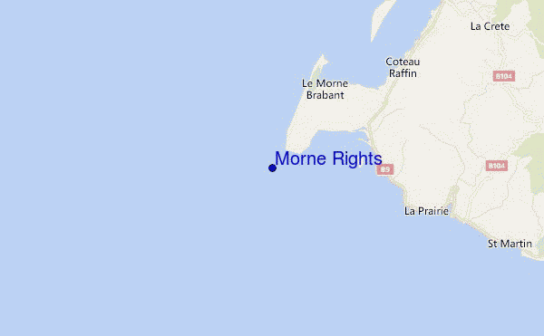 carte de localisation de Morne Rights