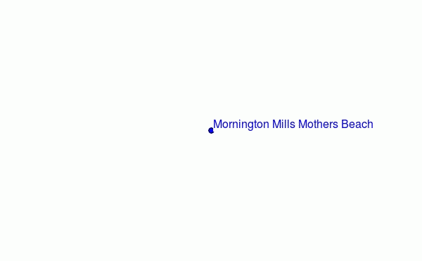 carte de localisation de Mornington Mills Mothers Beach