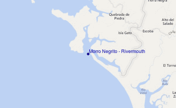 carte de localisation de Morro Negrito - Rivermouth