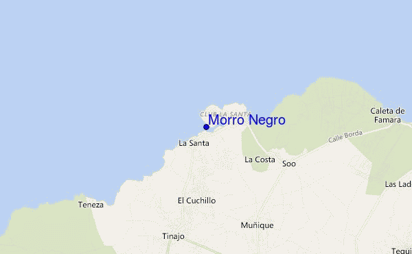 carte de localisation de Morro Negro