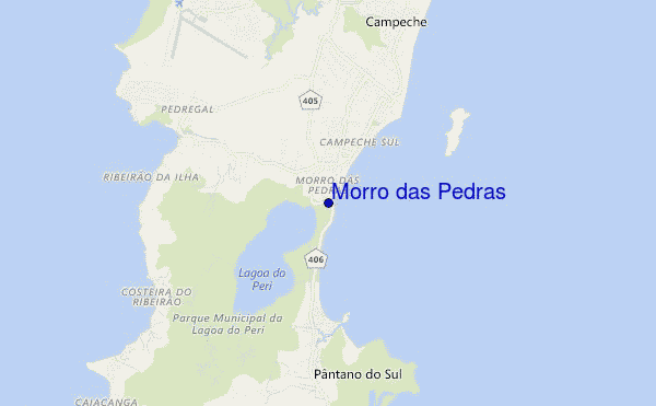 carte de localisation de Morro das Pedras