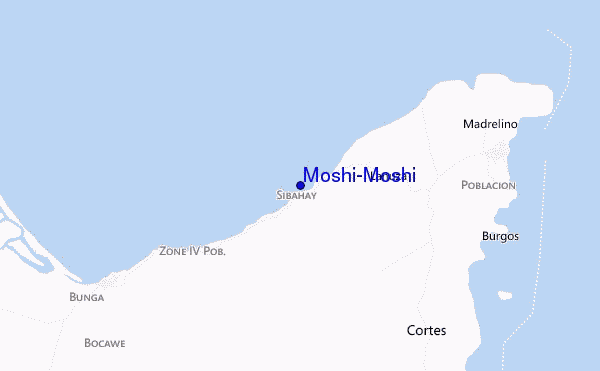 carte de localisation de Moshi-Moshi