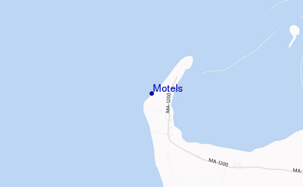 carte de localisation de Motels