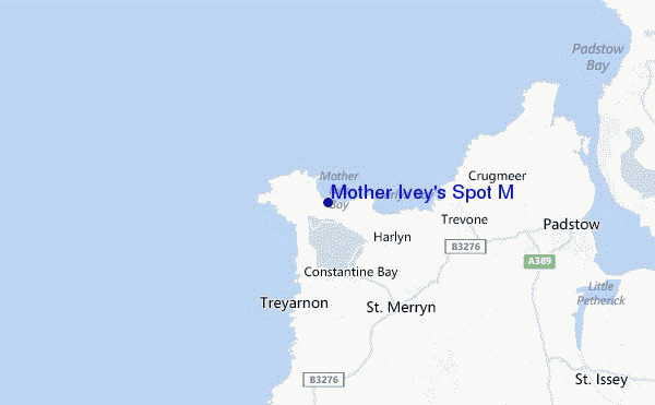 carte de localisation de Mother Ivey s Spot M