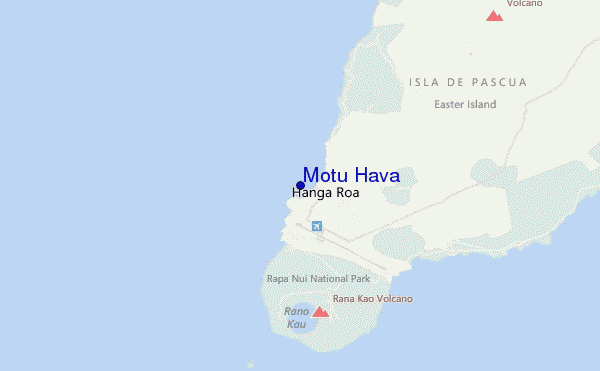 carte de localisation de Motu Hava