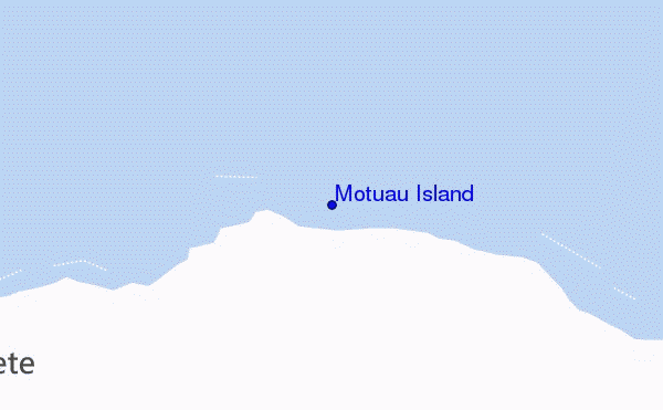 carte de localisation de Motuau Island
