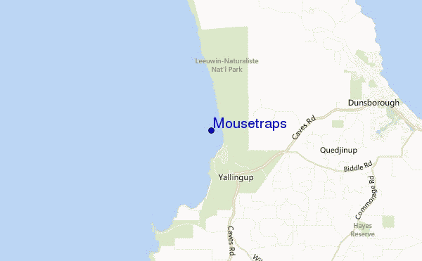 carte de localisation de Mousetraps