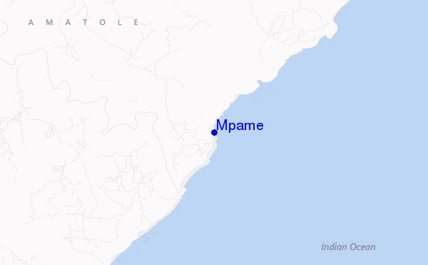 carte de localisation de Mpame