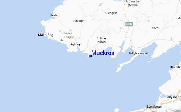 Muckros Location Map