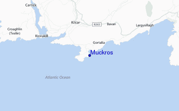 carte de localisation de Muckros