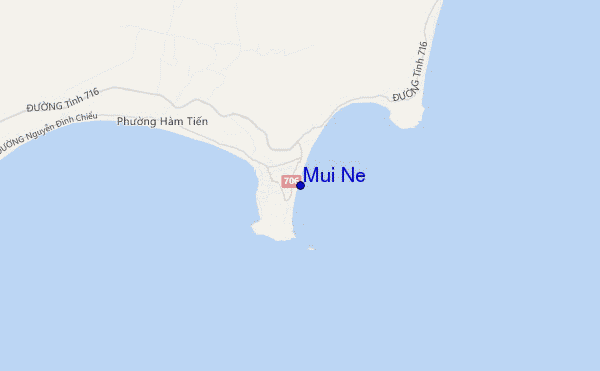 carte de localisation de Mui Ne