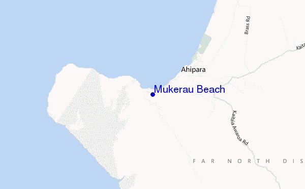 carte de localisation de Mukerau Beach