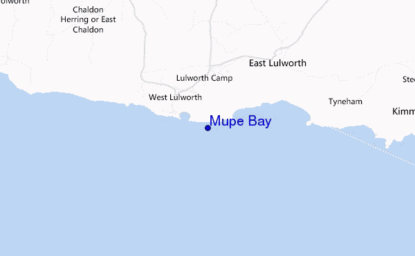 carte de localisation de Mupe Bay