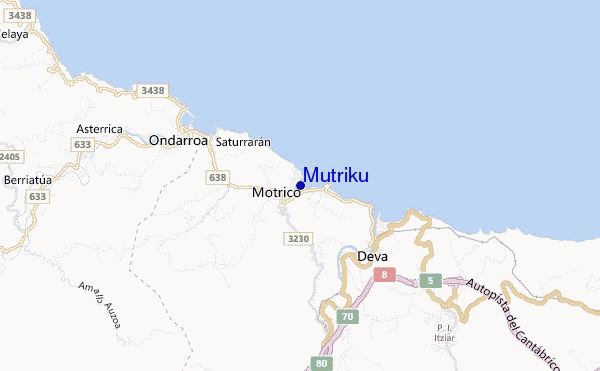 carte de localisation de Mutriku