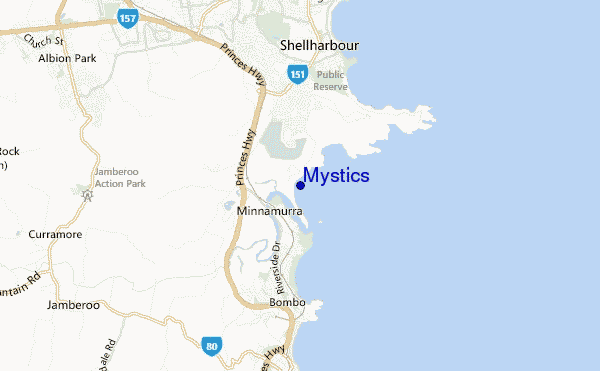 carte de localisation de Mystics