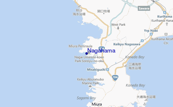 carte de localisation de Nagahama