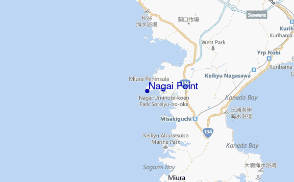 carte de localisation de Nagai Point