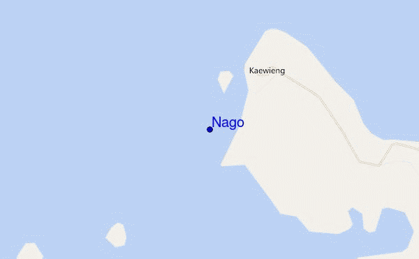 carte de localisation de Nago