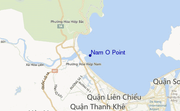 carte de localisation de Nam O Point