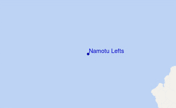 carte de localisation de Namotu Lefts