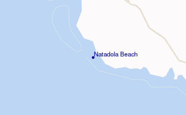 carte de localisation de Natadola Beach