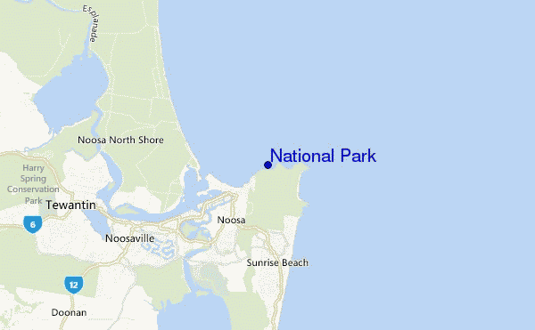 carte de localisation de National Park