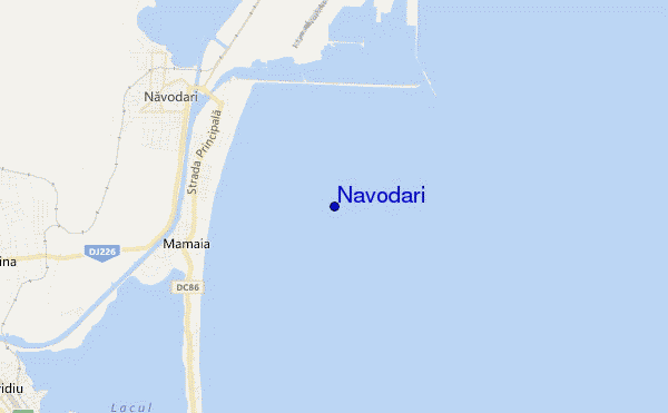 carte de localisation de Navodari