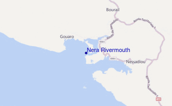 carte de localisation de Nera Rivermouth