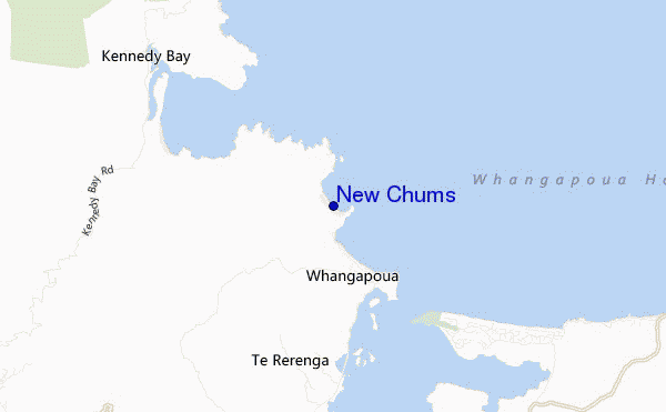 carte de localisation de New Chums