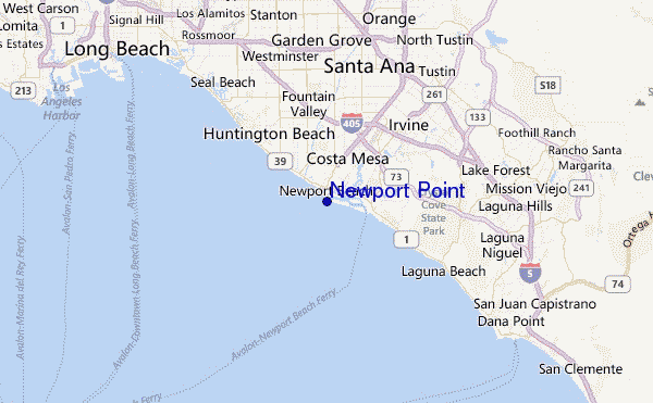 Newport Point Location Map