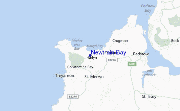 carte de localisation de Newtrain Bay