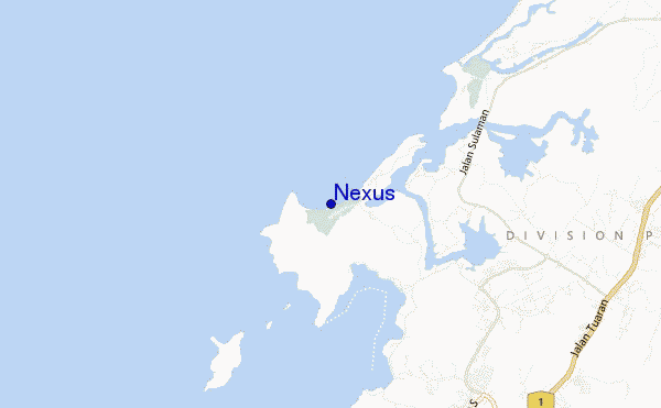 carte de localisation de Nexus