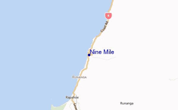 carte de localisation de Nine Mile