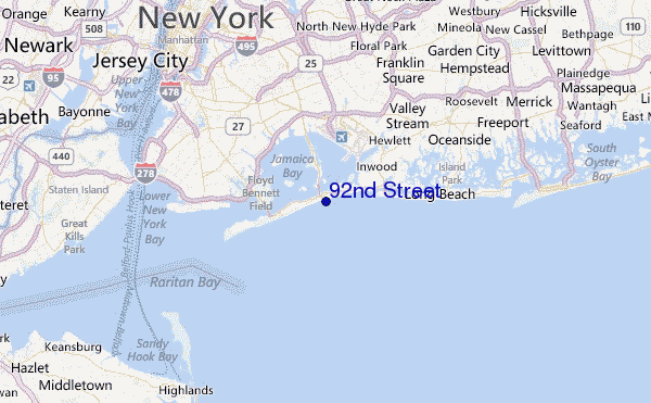 92nd Street Location Map