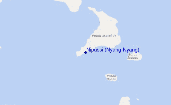 carte de localisation de Nipussi (Nyang-Nyang)