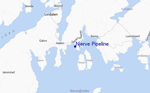 carte de localisation de Njerve Pipeline
