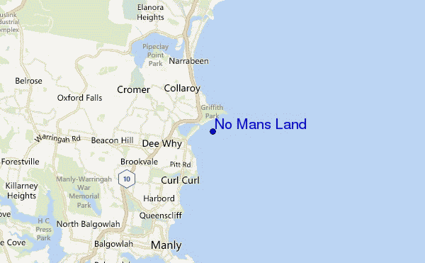 carte de localisation de No Mans Land