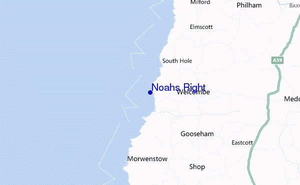 carte de localisation de Noahs Right