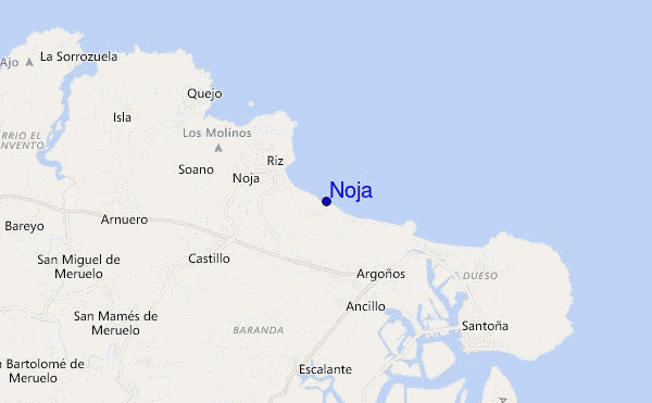 carte de localisation de Noja