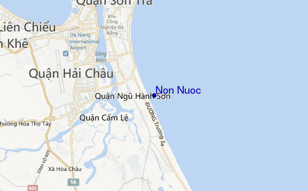 carte de localisation de Non Nuoc