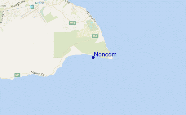 carte de localisation de Noncom (Cape Recife)