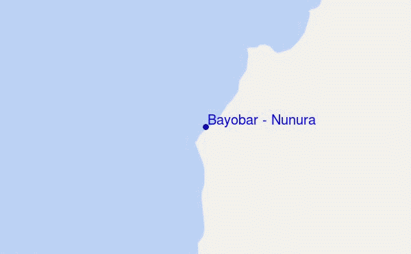 carte de localisation de Bayobar - Nunura