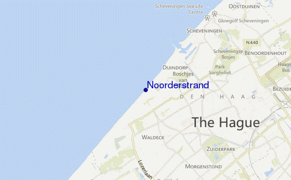 carte de localisation de Noorderstrand