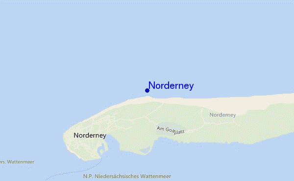 carte de localisation de Norderney