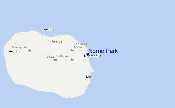 carte de localisation de Norrie Park