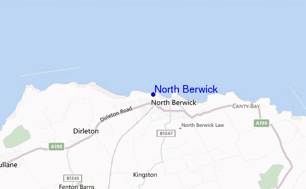 carte de localisation de North Berwick